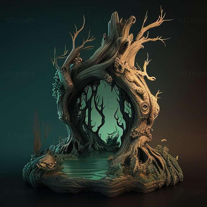 3D model swamp (STL)